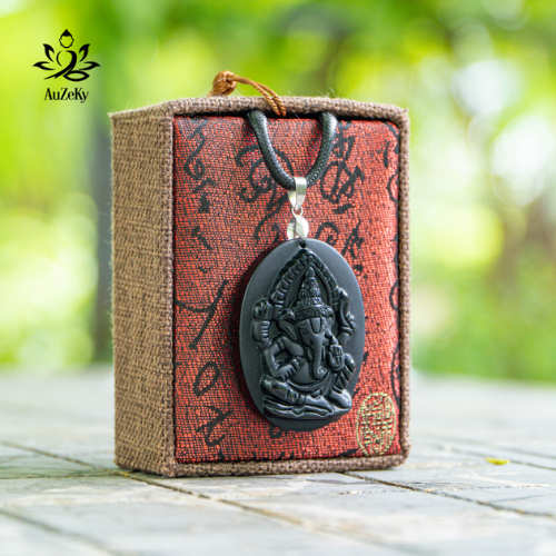 จี้พระพิฆเนศหินลาวา